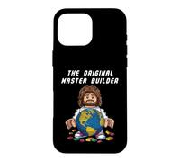 Original Master Builder Funny Jesus Christian Faith Coque pour iPhone 16 Pro Max