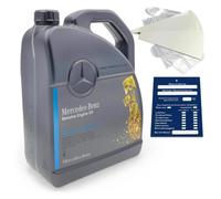 Original Mercedes-Benz Huile 5 Litre 5W40 229.5 Incl. Entonnoir + Remorque