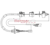 Original METZGER Câble D'Embrayage 1172.8 Pour Citroën Fiat Peugeot