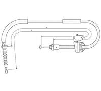 Original metzger Pièces Auto Câble Frein à Main 10.4307 pour Mini