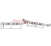 Original METZGER Tuyau De Frein 4110709 Pour Mazda