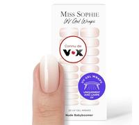 Original Miss Sophie Gel UV Stickers pour ongles I Nude Babyboomer I 20 bandes de vernis à ongles en gel UV avec un dégradé de couleurs I Pour les ongles des mains et des pieds