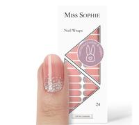 Original Miss Sophie Stickers pour ongles Call Me Cinderella I 24 bandes ultra-fines avec paillettes I les ongles des mains & pieds I Tiennent sur de l'acryliques, du gel et du vernis
