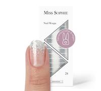 Original Miss Sophie Stickers pour ongles Diamond Dust I 24 bandes ultra-fines avec un dégradé pailleté I les ongles des mains & pieds I Tiennent sur de l'acryliques, du gel et du vernis