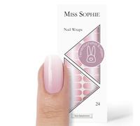 Original Miss Sophie Stickers pour ongles I 24 bandes ultra-fines avec un dégradé rose babyboomer I Pour les ongles des mains & pieds I Tiennent sur des ongles, de l'acryliques, du gel et du vernis