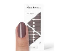 Original Miss Sophie Stickers pour ongles I Cocoa I 24 bandes de vernis à ongles ultra-fines I Pour les mains et des pieds I Tiennent sur les ongles naturels, sur de l'acrylique et du gel
