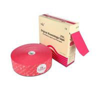 Original NASARA Bande de kinésiologie XXL pour le sport et la médecine, taille du rouleau 5cm x 32m , rose