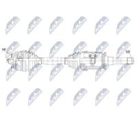 Original NTY Arbre De Transmission NPW-BM-252 Pour BMW