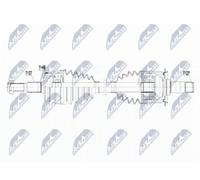 Original NTY Arbre De Transmission NPW-CH-088 Pour Chrysler Dodge