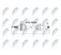 Original NTY Arbre De Transmission NPW-FR-033 Pour Ford