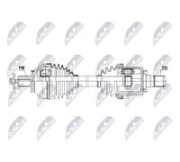 Original NTY Arbre De Transmission NPW-FR-176 Pour Ford