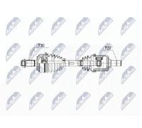 Original NTY Arbre De Transmission NPW-HD-060 Pour Honda