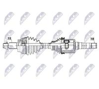 Original NTY Arbre De Transmission NPW-LR-031 Pour Jaguar Land Rover