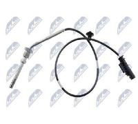 NTY Capteur de température des gaz d'échappement EGT-PL-052 ovale pour Opel Corsa E