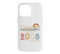 Original Octobre 2008 18 Ans Anniversaire Vintage Cadeau Coque pour iPhone 14 Pro Max