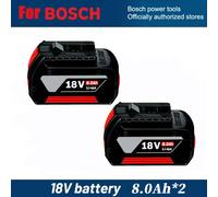 Original para BOSCH 18V 8.0Ah remplacement de bateria de iones de litio GBA professionnel GSR GSB BAT609G BAT622 para cargador BOSCH 8.0AHX2-chargerX1