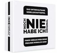 Original Partyspiel Noch Never I Have Drinking Game Jeu de Cartes - Never Never Have I German Version Parlour Game; 2-12 Joueurs; Version XXL avec 300 Questions Version Allemande