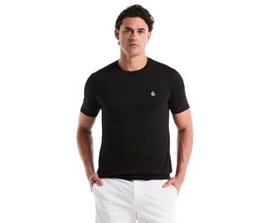 Original Penguin Cont Pin Point SML S T-Shirt, Noir véritable, M Homme
