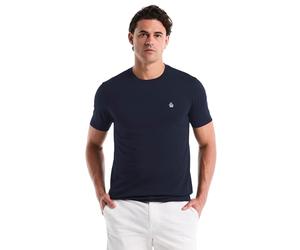 Original Penguin Cont Pin Point SML S T-Shirt, Saphir foncé, M Homme