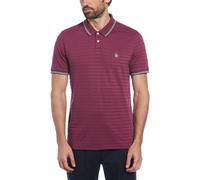 Original Penguin Cotton Solid Short-Sleeve Polo Shirt Amarante Moyen Male