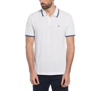 Original Penguin Cotton Solid Short-Sleeve Polo Shirt Blanc éclatant Petit Male