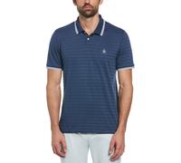 Original Penguin Cotton Solid Short-Sleeve Polo Shirt Mer des Sargasses Petit Male