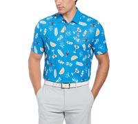 Original Penguin Golf Pg Alovr Oversize Short-Sleeve Performance Polo Shirt Bleu Méditerranée Petit Male