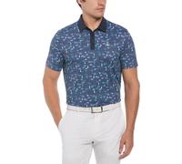 Original Penguin Golf Pg Peten Course Short-Sleeve Performance Polo Shirt Iris noir Petit Male