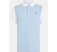Original Penguin Jacquard Short-Sleeve Polo Shirt Blanc Moyen Male