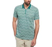 Original Penguin Jacquard Short-Sleeve Polo Shirt Vert antique Moyen Male