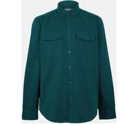 Original Penguin Long-Sleeve Twill Overshirt Scarabée de juin Moyen Male