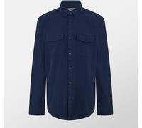 Original Penguin Long-Sleeve Twill Overshirt Yale Très grand Male