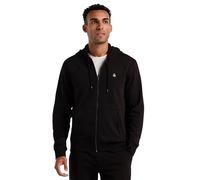 Original Penguin Org FLC Full Zip Hoo Sweatshirt à Capuche, Noir véritable, L Homme