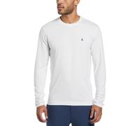Original Penguin Original Long Sleeve Crew T Shirt Blanc éclatant Moyen Male