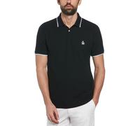 Original Penguin Pete Polo Shirt Vrai Noir 010 Très petit Male