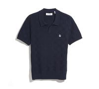 Original Penguin Polo en coton jacquard pour homme, noir foncé, M