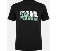 Original Penguin Regular Fit T-Shirt Vrai Noir Grand Male