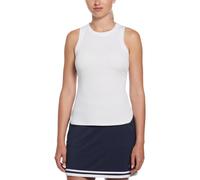 Original Penguin Rib Débardeur Tank Top Femmes-Blanc S