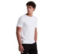 Original Penguin Small Embroidered Logo T-Shirt, Blanc Brillant, 118, XL Homme