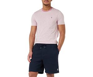 Original Penguin Sticker PETE Fleece Short décontracté, Dark Sapphire, Small Homme