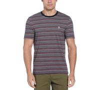 Original Penguin Striped T-Shirt Mens Saphir foncé Très grand Male