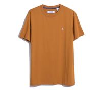Original Penguin T-shirt homme petit logo brodé, Marron, M