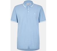 Original Penguin Tipped Polo Shirt Mens Denim délavé Petit Male