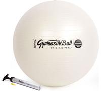 Original Pezzi® Balle de gymnastique MAXAFE, 75cm Ø, avec pompe. Pompe - blanc perle
