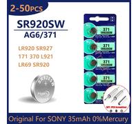 Original pour SONY AG6 371 SR920SW LR920 SR927 171 370 L921 LR69 SR920 piles bouton pour montre jouets pile à distance pile bouton
