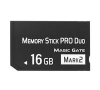 Original Pro Duo MARK2 Clé USB haute vitesse 16 Go compatible avec accessoires PSP1000 2000 3000 et cartes mémoire pour appareil photo numérique Noir 16 Go