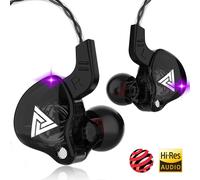 Original QKZ AK6 HiFi filaire écouteur course Sport casque basse stéréo réduction du bruit casque MusicEarbuds dans l'oreille avec micro Black With mic