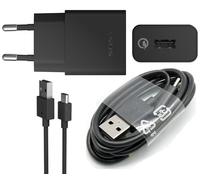 Sony Usb Charger Uch20c - Adaptateur Secteur - 7.5 Watt - 1500 Ma (Usb (Alimentation Uniquement)) - Sur Le Câble : Usb-C - Noir - Pour Sony Xperia L1, X Compact, Xa1, Xa1 Ultra, Xz, Xz Premium...