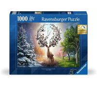 Original Ravensburger Quality Puzzle Le Cerf Magique Et Les Quatre Sa