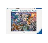 Original Ravensburger Quality Puzzle Sur Pégase Dans Les Airs (2000 P